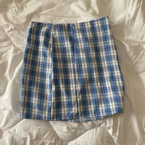 Mini Plaid Skirt